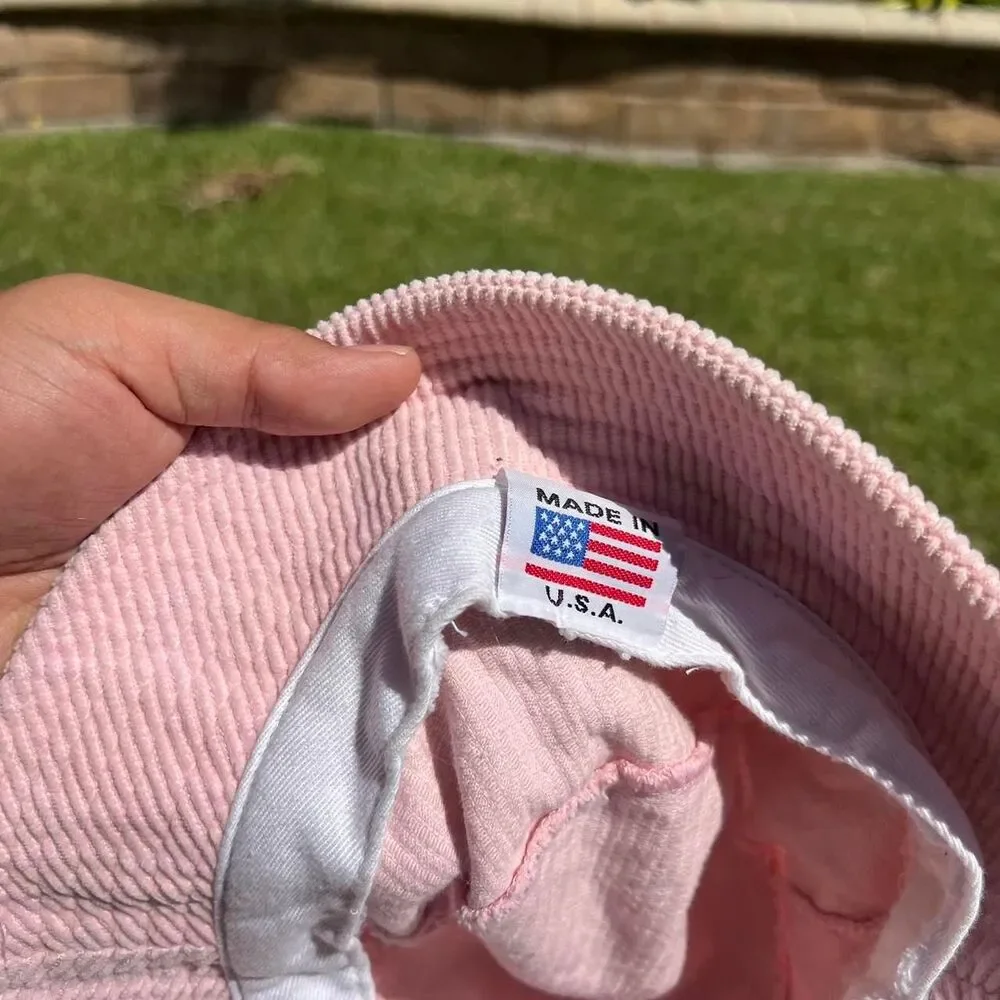 Big Bud Bucket Hat Corduroy Pink hat women’s OSFM